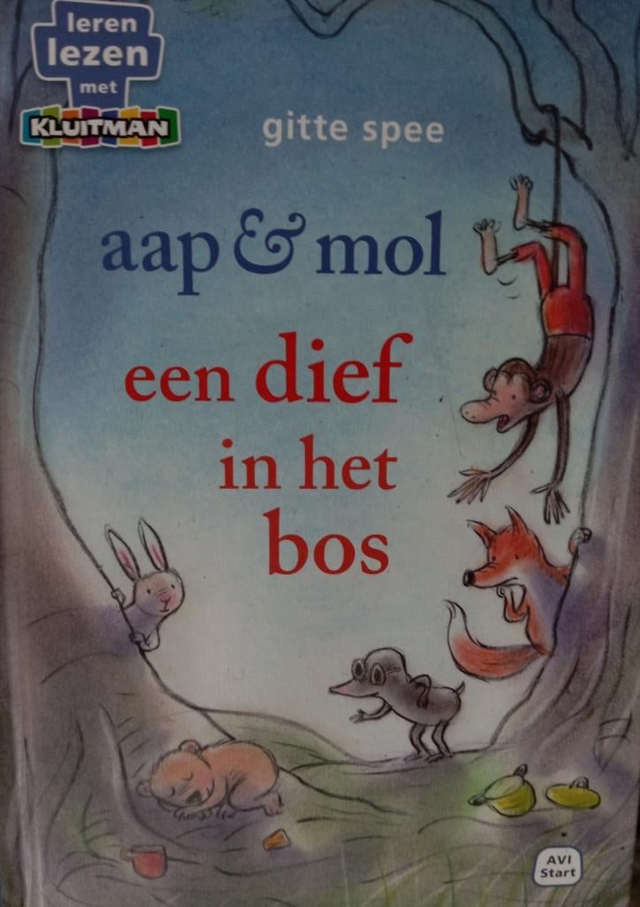 aap & mol * een dief in het bos, Ophalen of Verzenden, Zo goed als nieuw