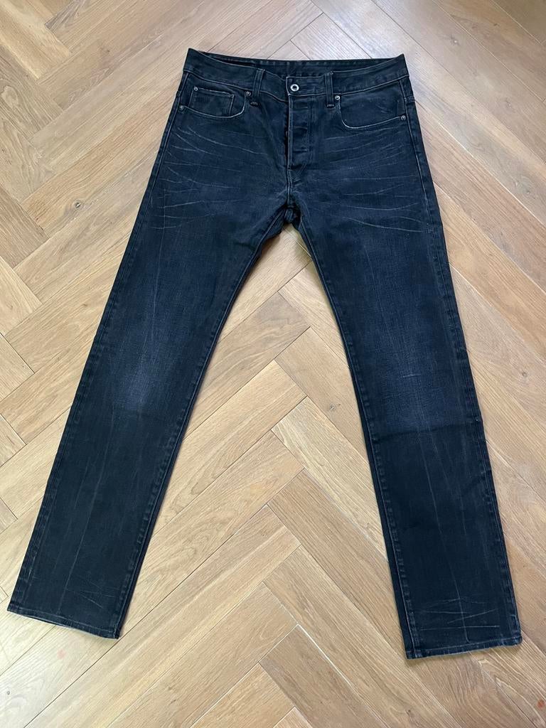 Jean droit G- star 3301 Z.G.A.N W33 L34, Enlèvement ou Envoi, Comme neuf, Noir, W33 - W34 (confection 48/50)