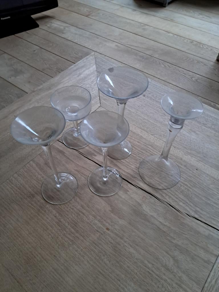 Lot de bougeoir photophore, Ophalen