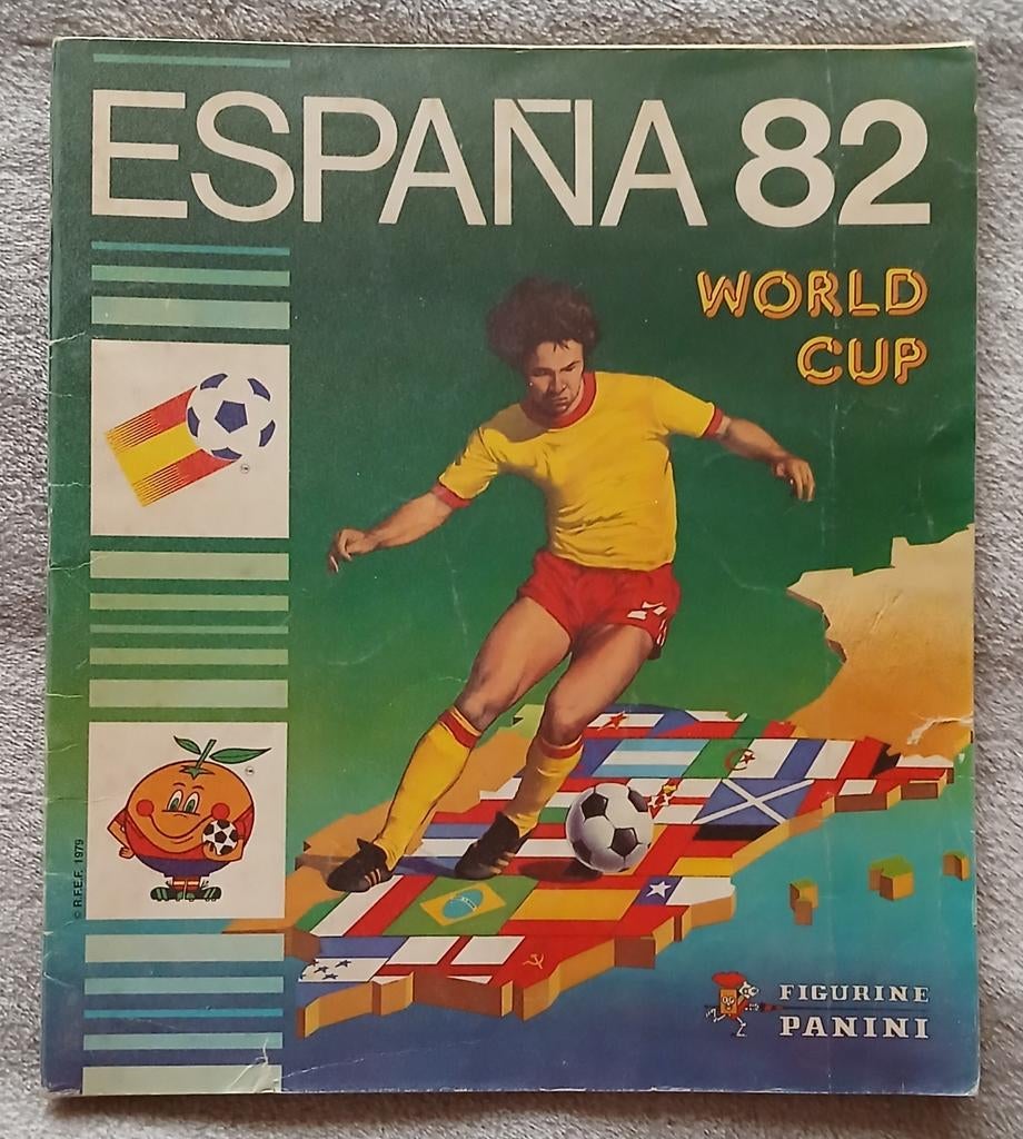 Album Panini Espana 82 ( Incomplet ), Hobby en Vrije tijd, Stickers en Plaatjes, Ophalen of Verzenden, Gebruikt