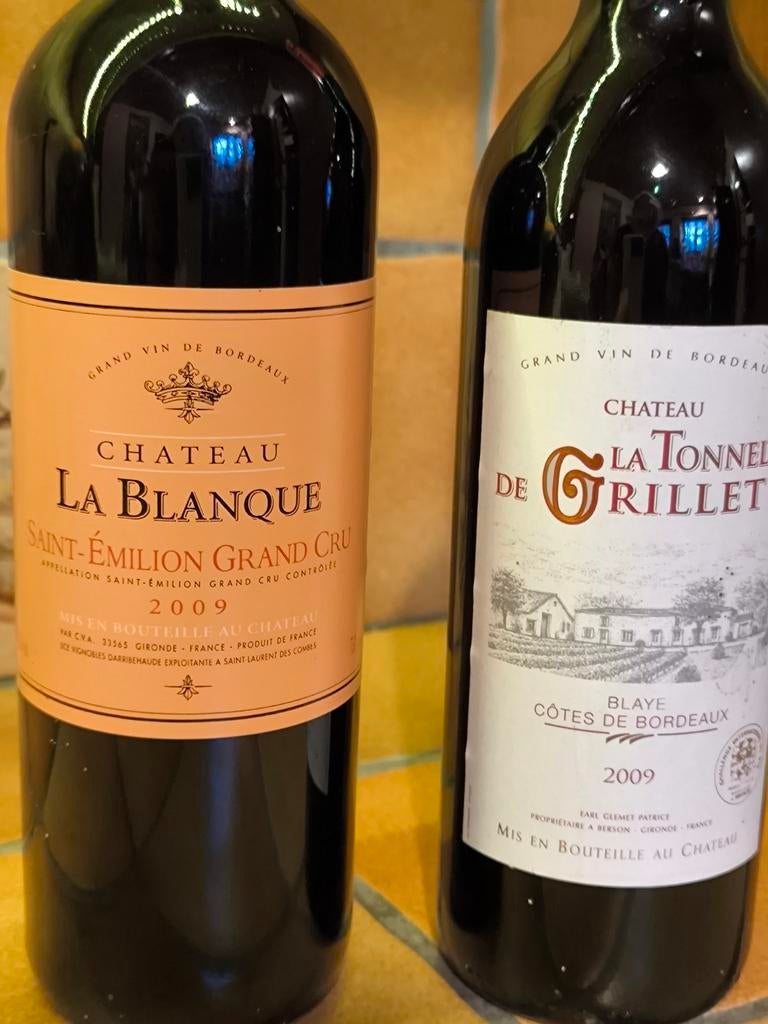 2 vins Grand Vin 2009 réunis pour 40€, Enlèvement ou Envoi, Comme neuf, Vin rouge