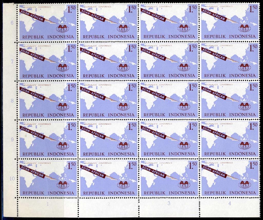 INDONÉSIE : ZB 397 Vel (20 er) MNH 1963 - Indépendance de, Enlèvement ou Envoi, Non oblitéré, Asie du Sud Est