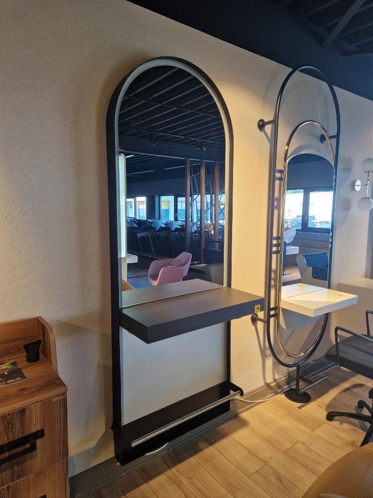Kaptafel Noir kappers spiegel kapper make up tafel kapsalon, Huis en Inrichting, Ophalen of Verzenden, Nieuw