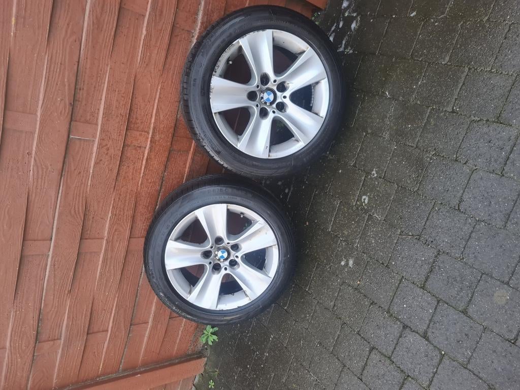 mooie runflats banden op aluminium velgen, Auto-onderdelen, Banden en Velgen, Ophalen, Gebruikt, Band(en)