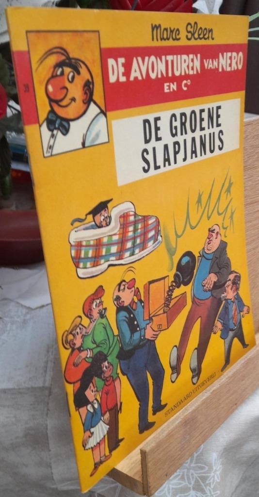 Nero nr 39  De groene slapjanus  zeer mooi bewaarde 1ste dru, Enlèvement ou Envoi, Marc Sleen, Une BD, Comme neuf