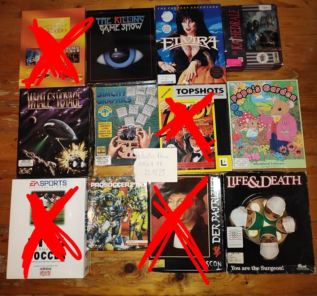 Jeux Commodore Amiga Games Big Box, Envoi, Commodore