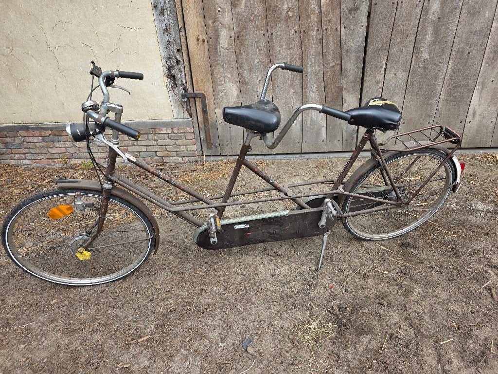 Tandem, Fietsen en Brommers, Fietsen | Tandems, Ophalen, Minder dan 10 versnellingen, Gebruikt, Magneet