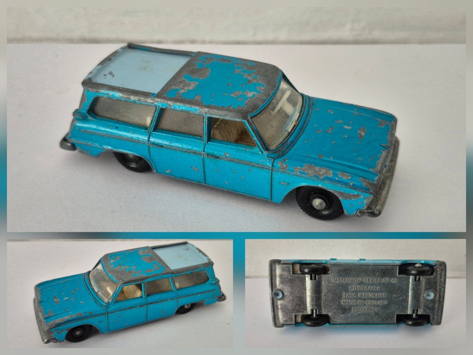 Matchbox Lesney 42-B 1965 Studebaker Wagonaire, Enlèvement ou Envoi, Utilisé, Voiture