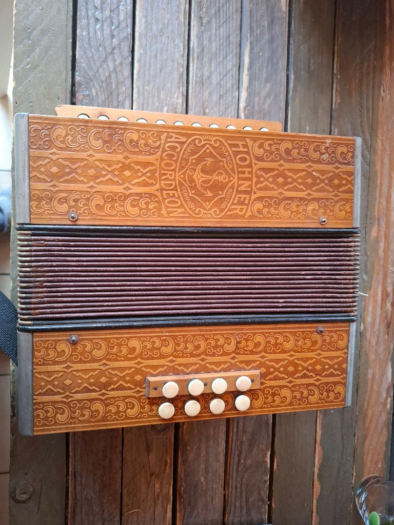Hohner Diatonische Accordeon C/F, Muziek en Instrumenten, Overige Muziek en Instrumenten, Gebruikt, Ophalen