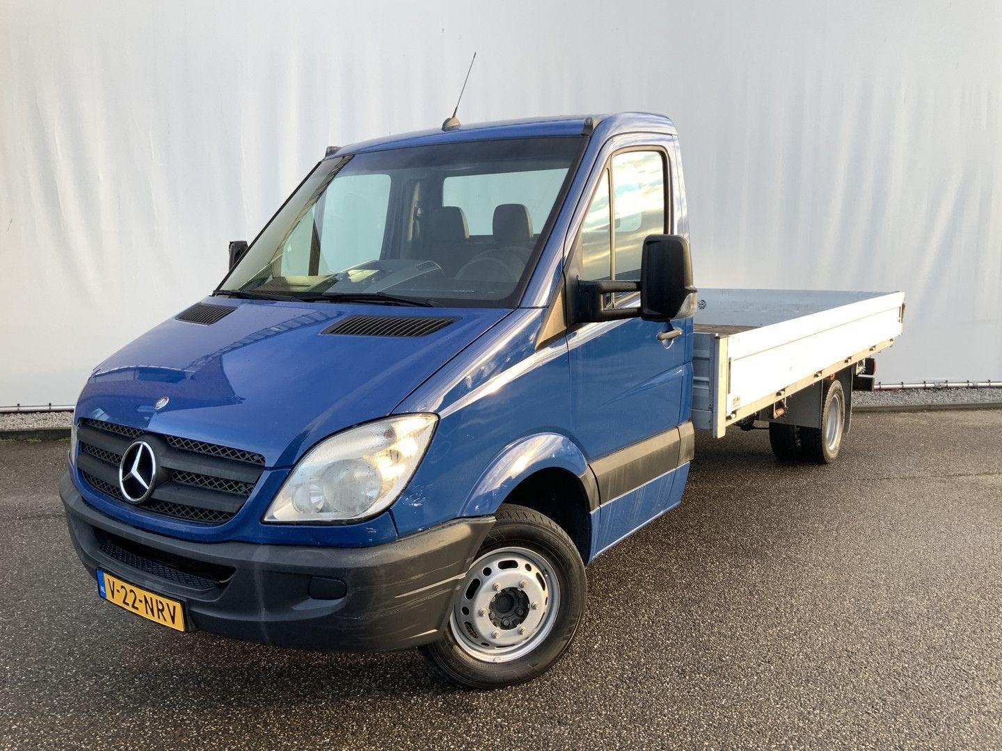 Mercedes-Benz Sprinter 518 CDI 3.0L .Automaat Pick Up 3 Zits, Auto's, Bestelwagens en Lichte vracht, Automaat, Blauw, Mercedes-Benz