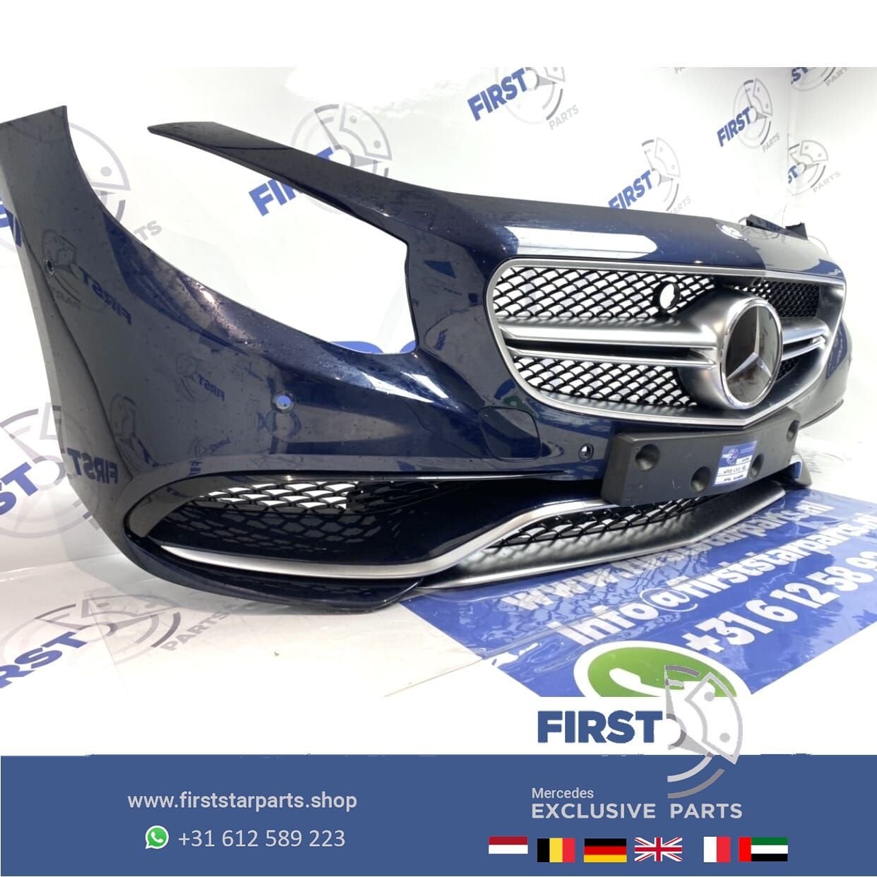 W222 W217 C217 S KLASSE COUPÉ CABRIO S63 S65  AMG VOORBUMPER, Gebruikt, -, Voor, Ophalen of Verzenden