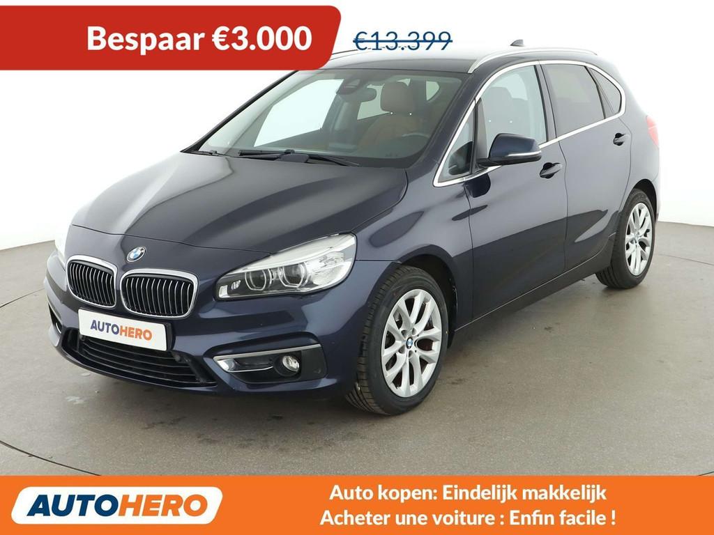BMW 2 Serie 218 218d Active Tourer Luxury Line (bj 2015), Auto's, BMW, 110 kW, Bruin, 5 deurs, Overige carrosserie