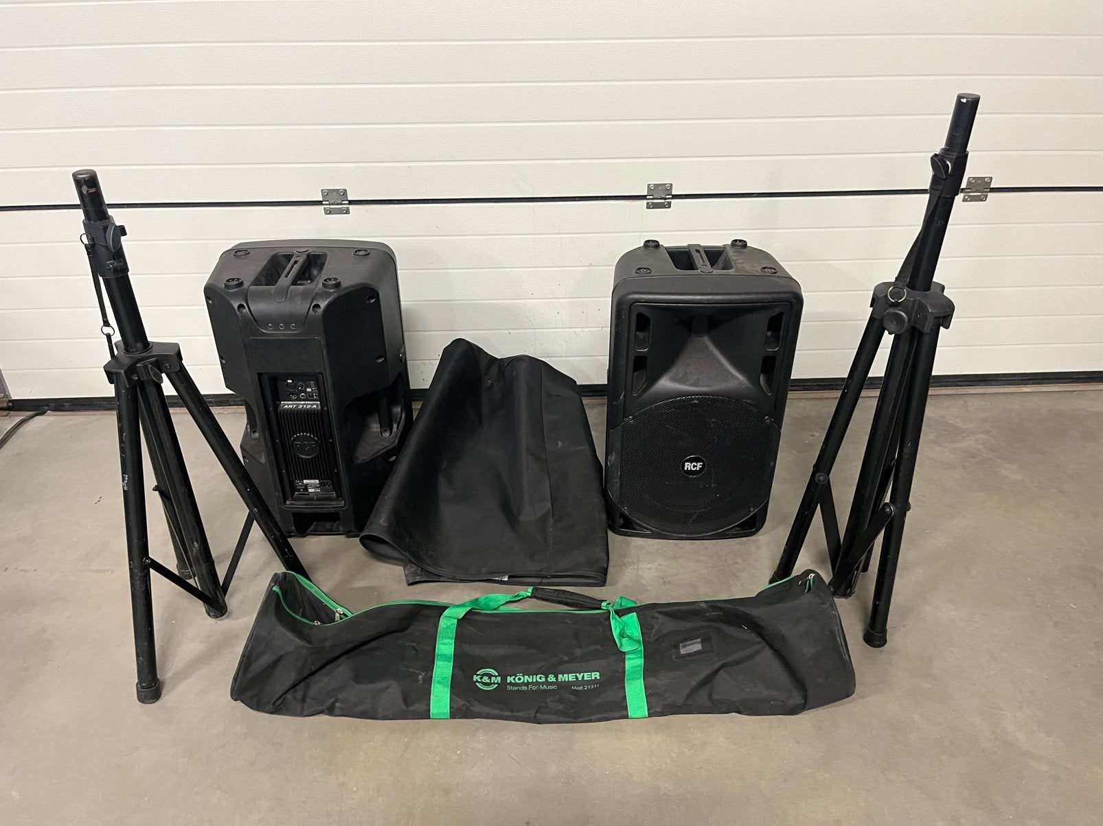 RCF actieve luidspreker set, Audio, Tv en Foto, Luidsprekerboxen, Ophalen, Gebruikt