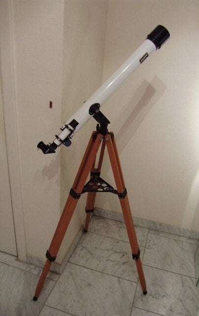 POLLUX : Astronomische lenzen telescoop D 60mm - F 700mm, Ophalen, Lenzentelescoop (refractor), Minder dan 80 mm, Nieuw