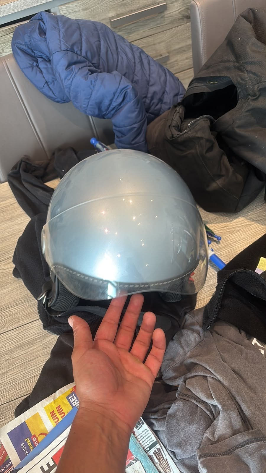 Casque de vespa, Vélos & Vélomoteurs, Casques de cyclomoteur, Enlèvement ou Envoi, Comme neuf, Medium, Vespa