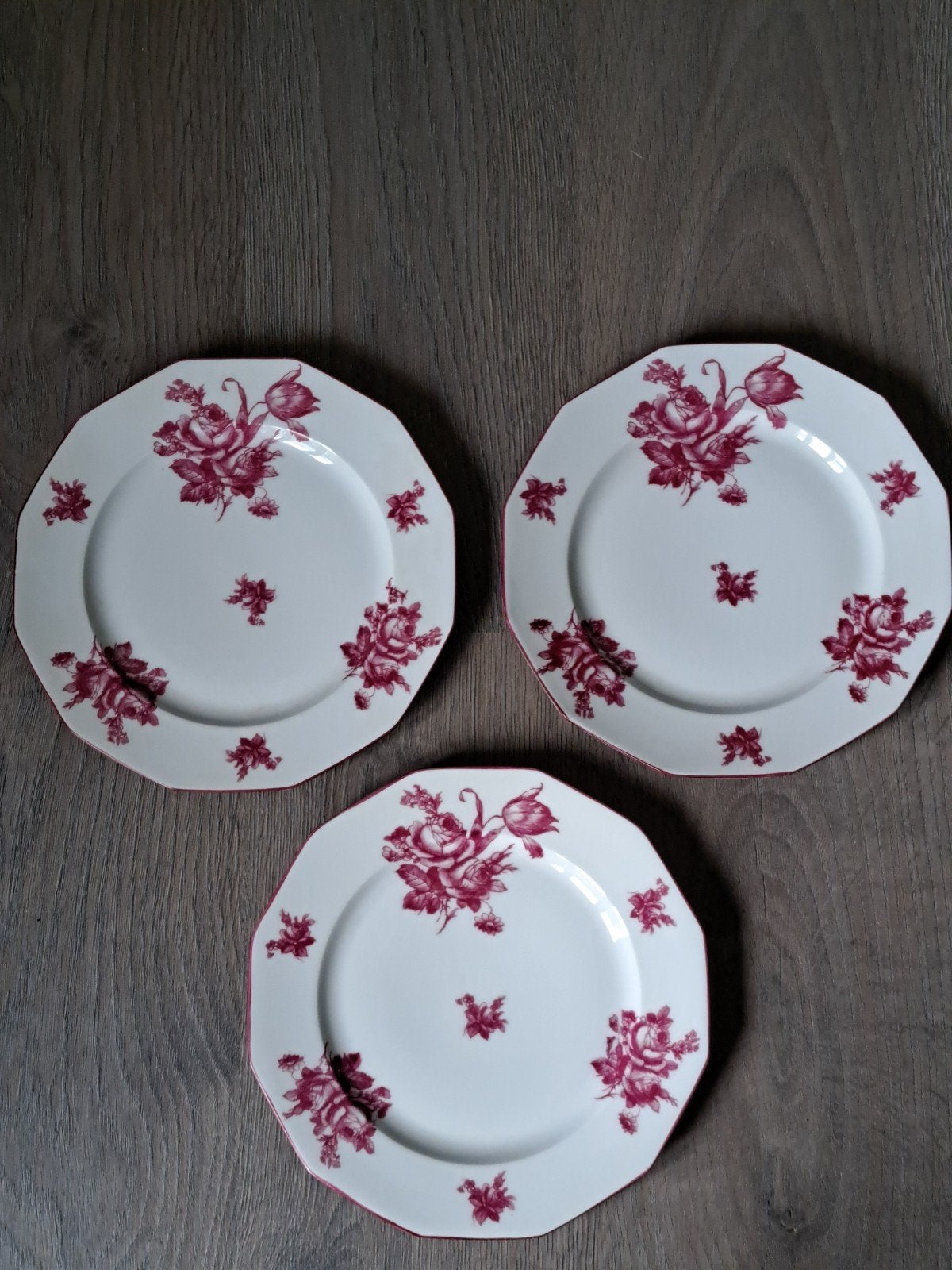3 assiettes vintage de Limoges  Modèle unique, Antiek en Kunst, Ophalen of Verzenden