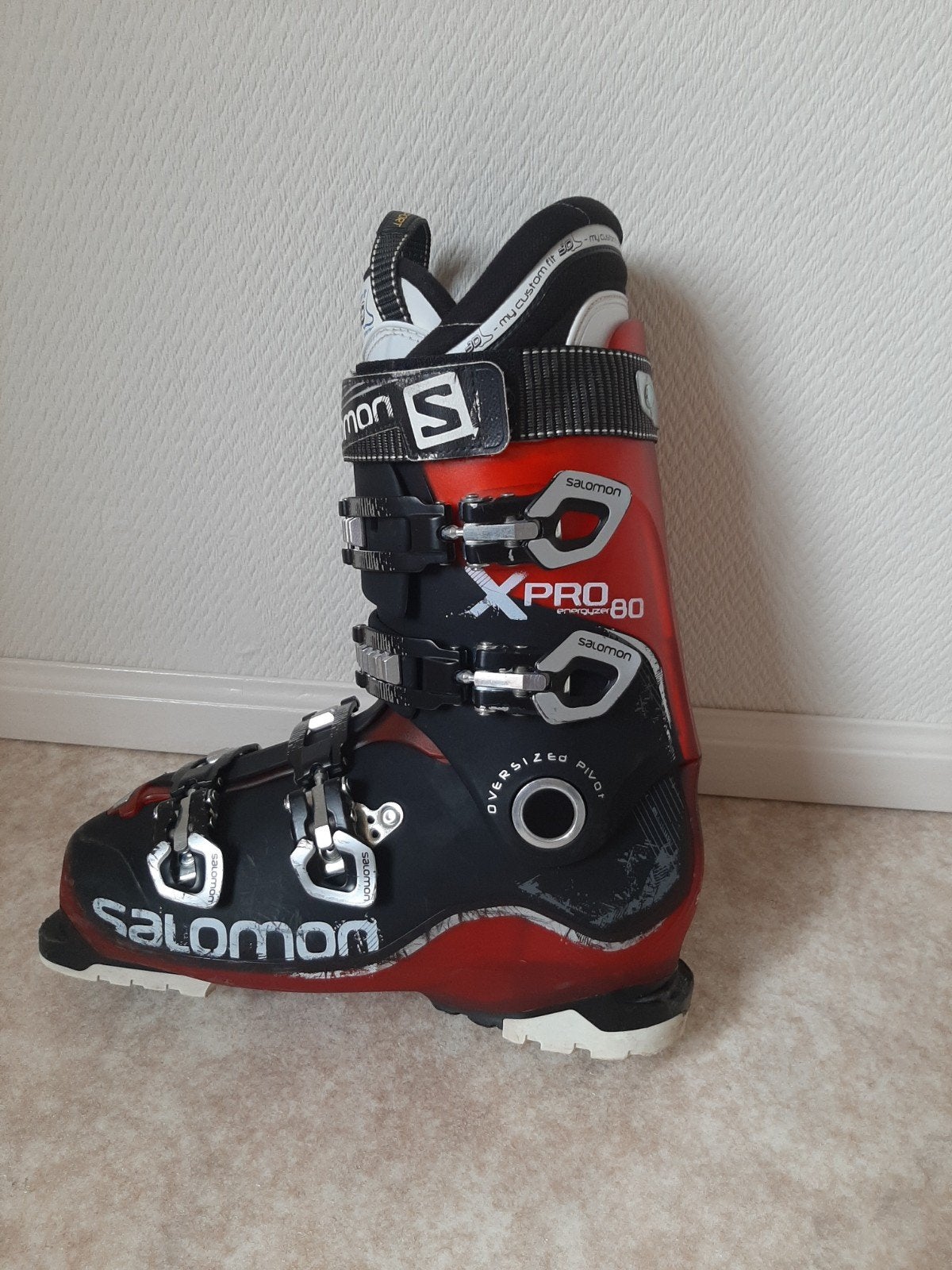 salomon skischoenen te koop . Kleur zwart/rood, Salomon, Enlèvement, Utilisé, Chaussures