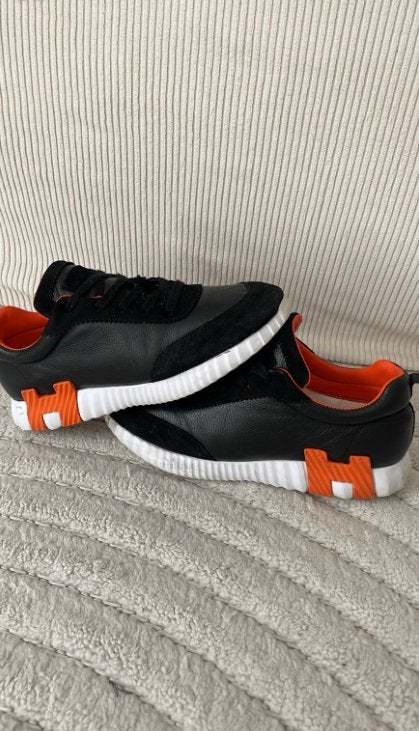 Hermes bouncing sneaker, Ophalen, Zwart, Sneakers, Hermes