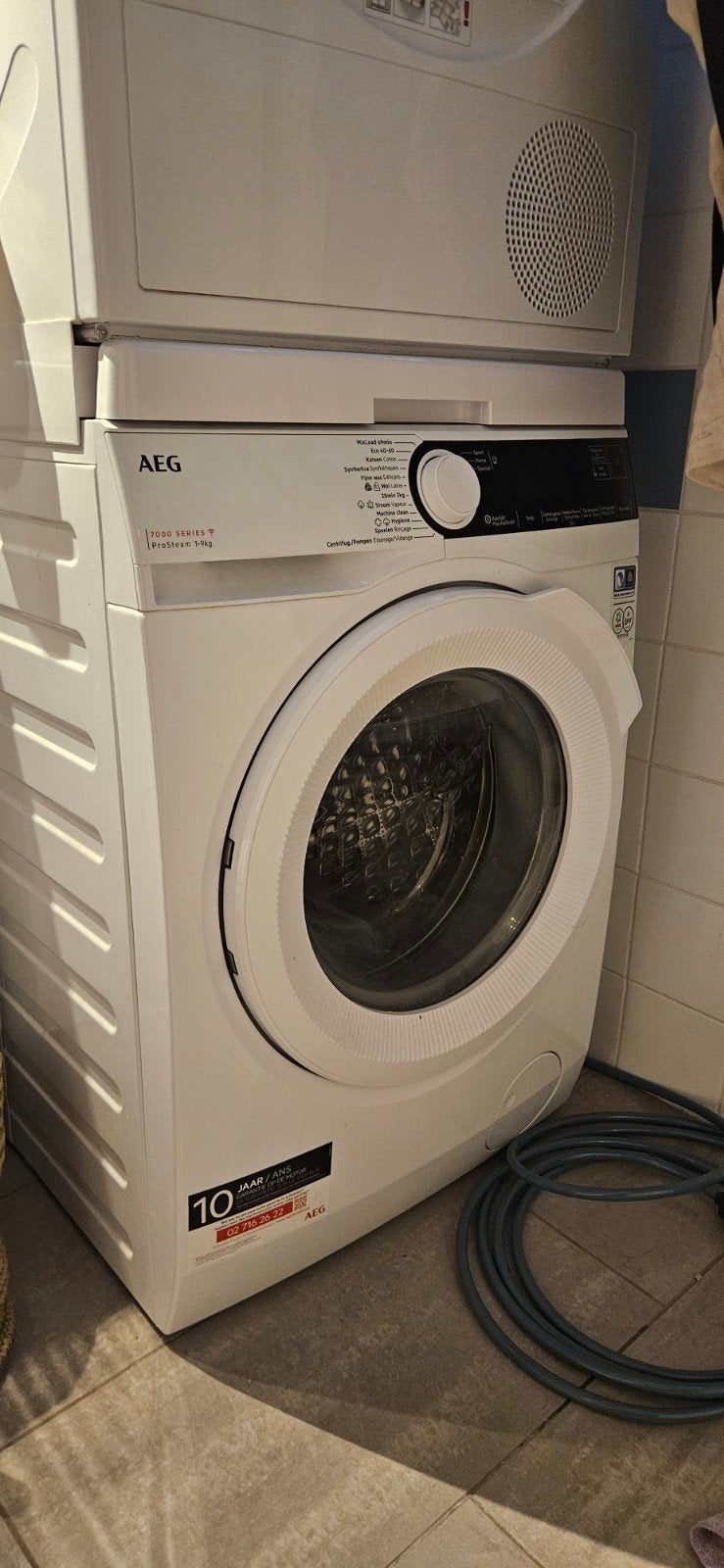 Washing machine AEG Pro 7000 Series, Ophalen