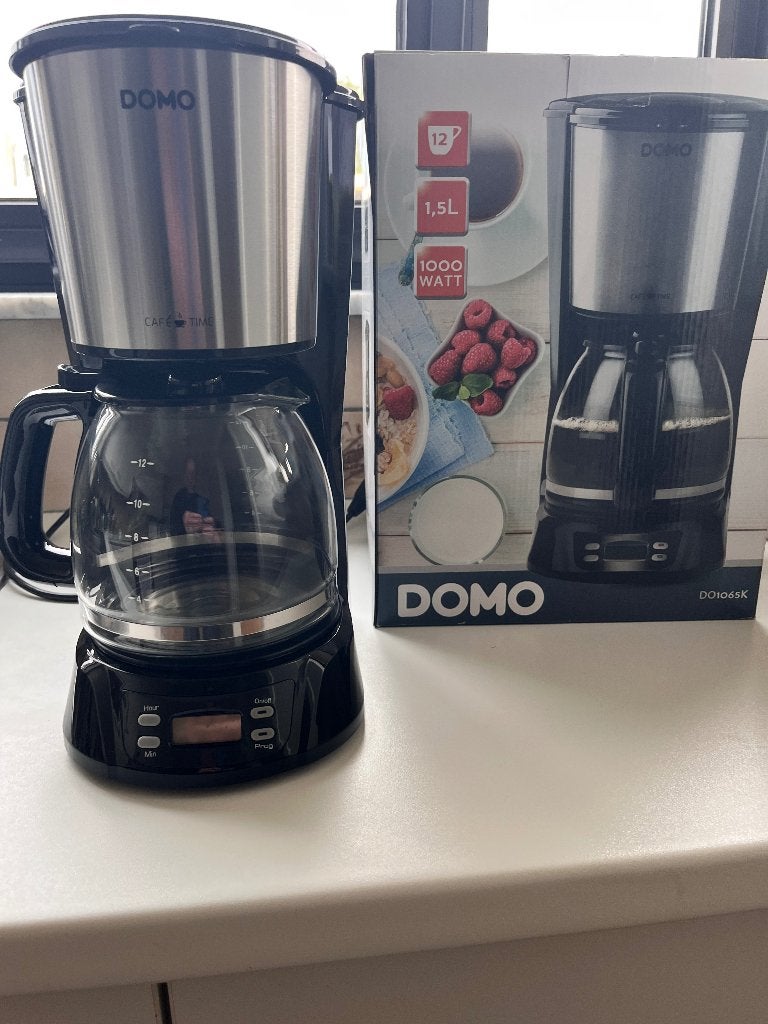 Koffiezetapparaat DOMO, Ophalen, 10 kopjes of meer, Koffiemachine, Gemalen koffie