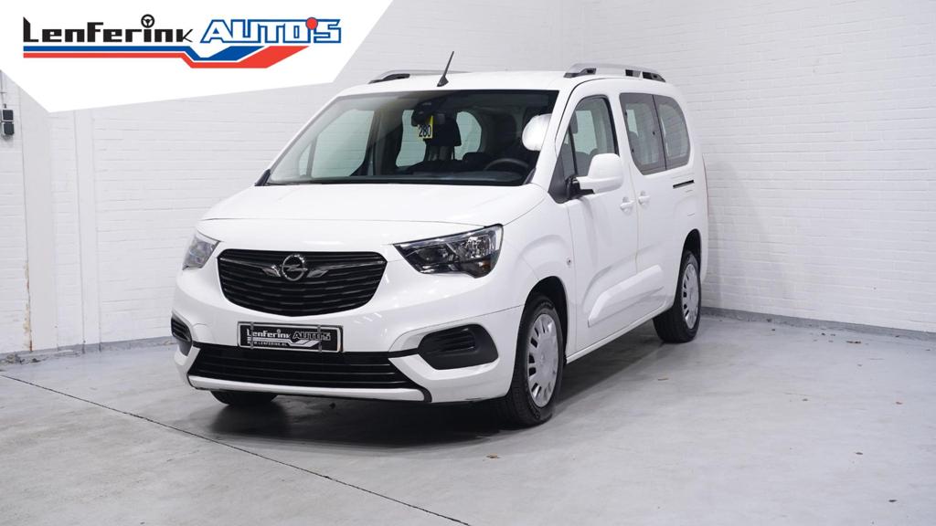 Opel Combo Tour 1.2 Turbo L2H1 Edition 7p. 1e Eigenaar NAP 2, Auto's, Start-stop-systeem, Monovolume, Zwart, Wit