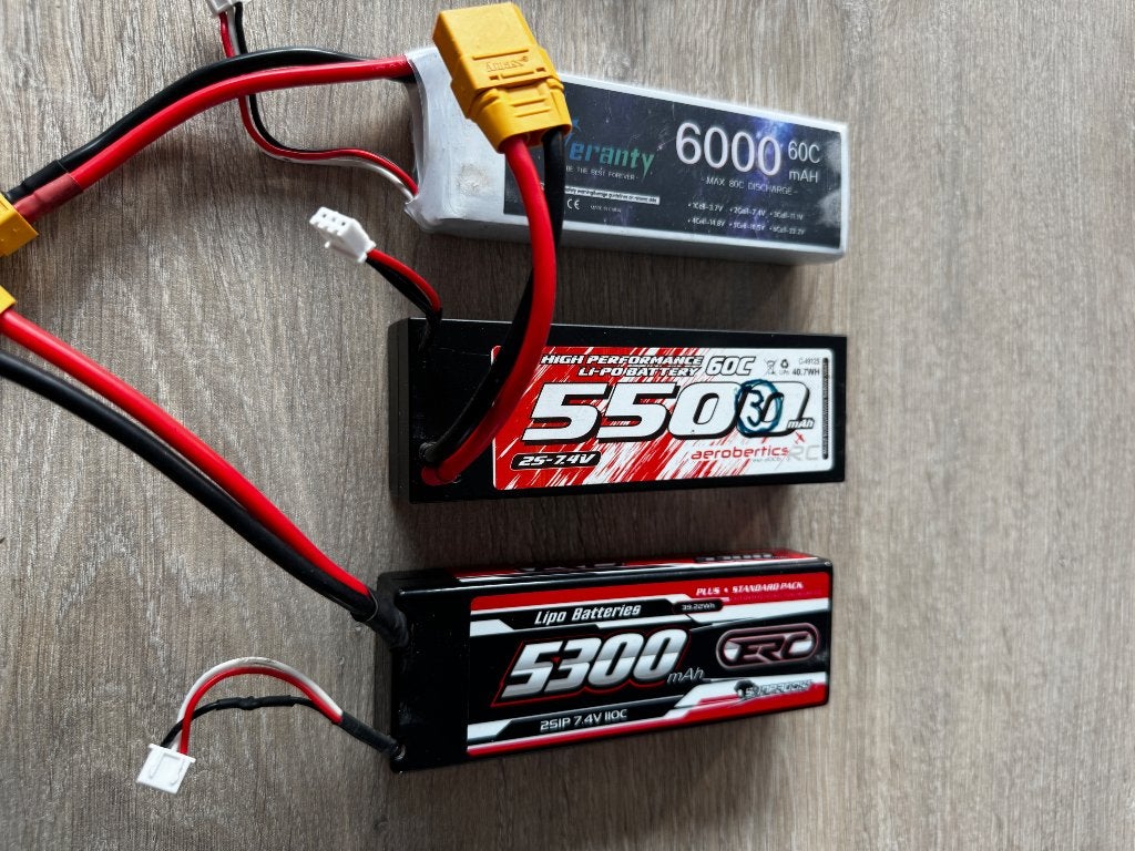 2S LiPo Batteries, Elektro, Auto offroad, Ophalen of Verzenden, Zo goed als nieuw