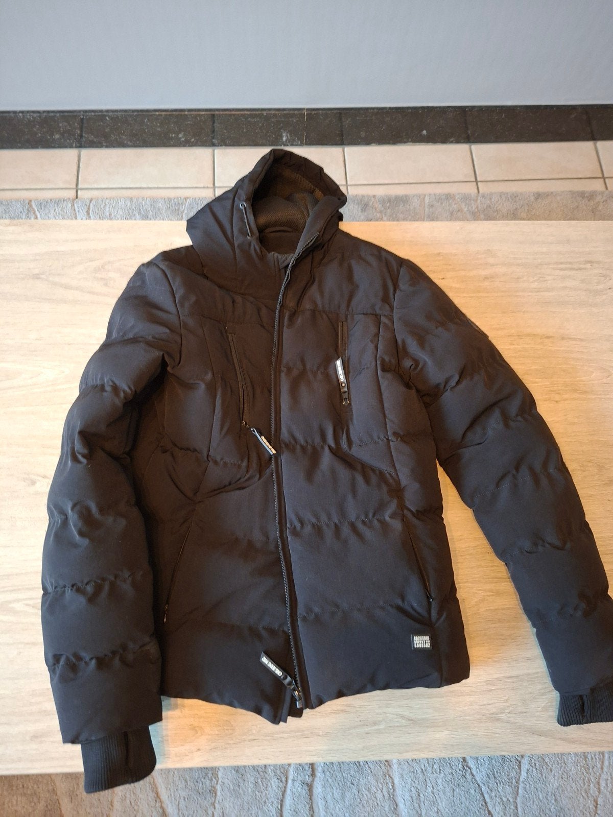 Winterjas Jongens (Cars Jeans), Zwart, Overige maten, Zo goed als nieuw, Ophalen