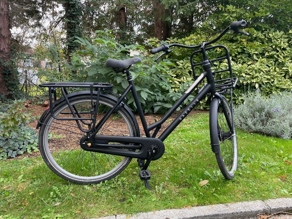Gazelle HeavyDutyNL fiets/vélo/bike black, low frame 59 cm, Vitesses, Frein à tambour, 57 à 61 cm, Comme neuf