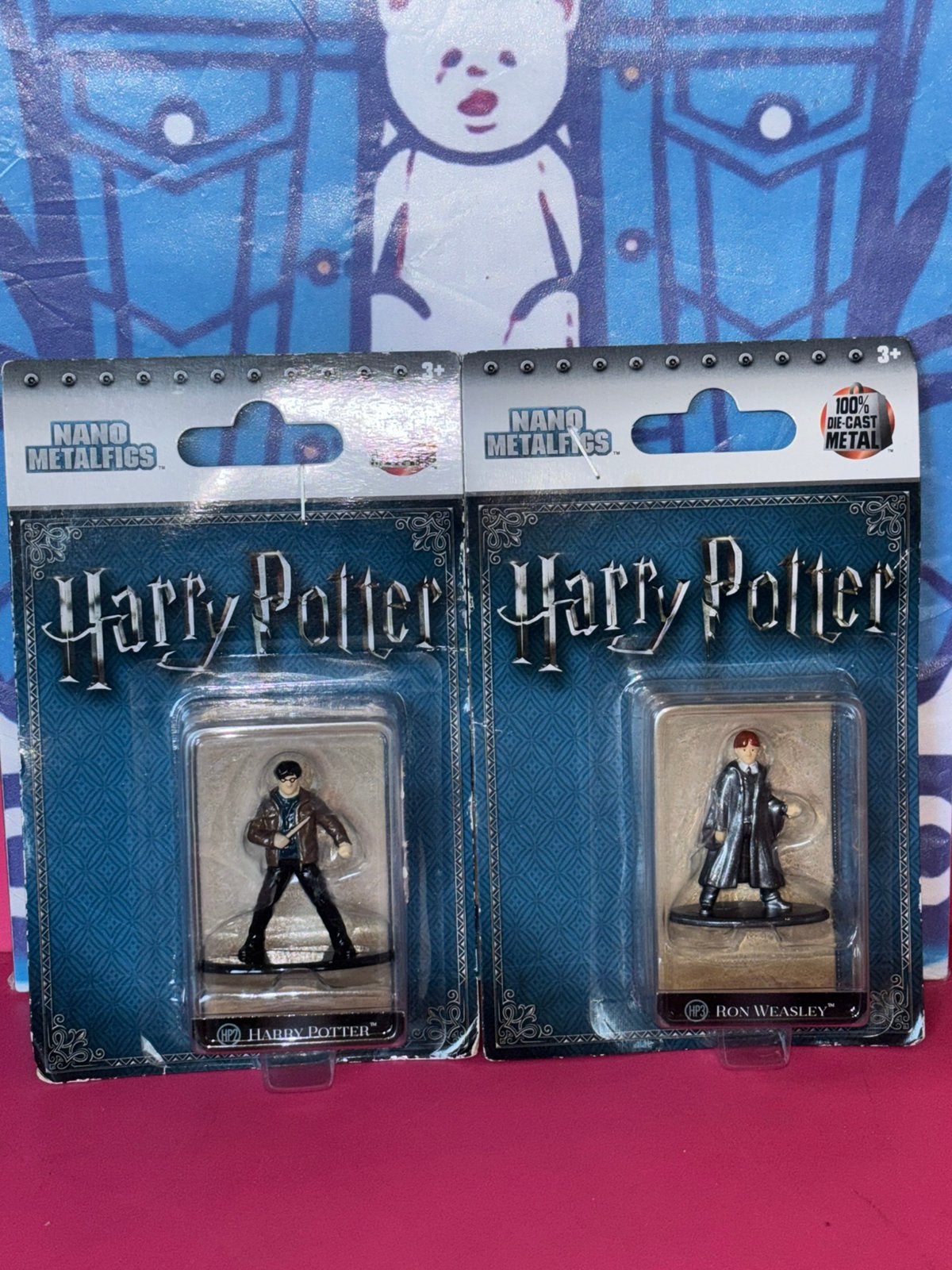 Figurines Nano Metalfigs Harry Potter & Ron Weasley ‍️, Collections, Harry Potter, Neuf, Enlèvement ou Envoi