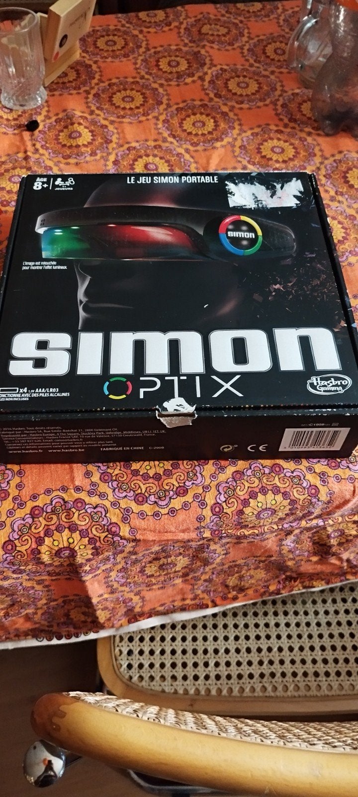 Simon optix, Enlèvement