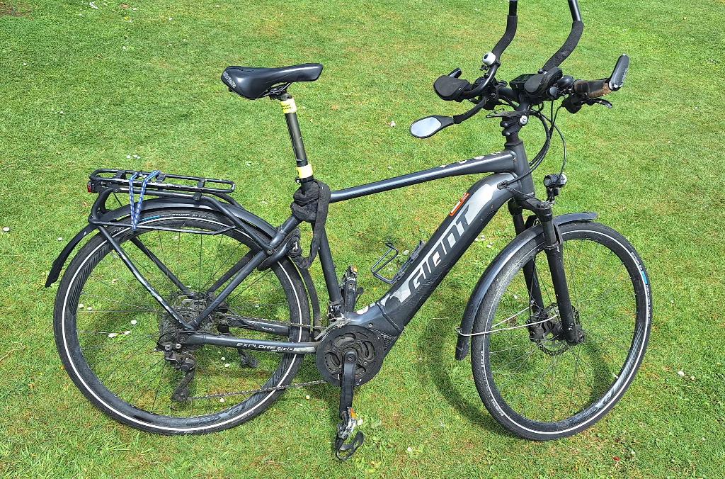 Electrische  fiets, Fietsen en Brommers, Elektrische fietsen, Gebruikt, Giant, 55 tot 59 cm, 50 km per accu of meer, Ophalen