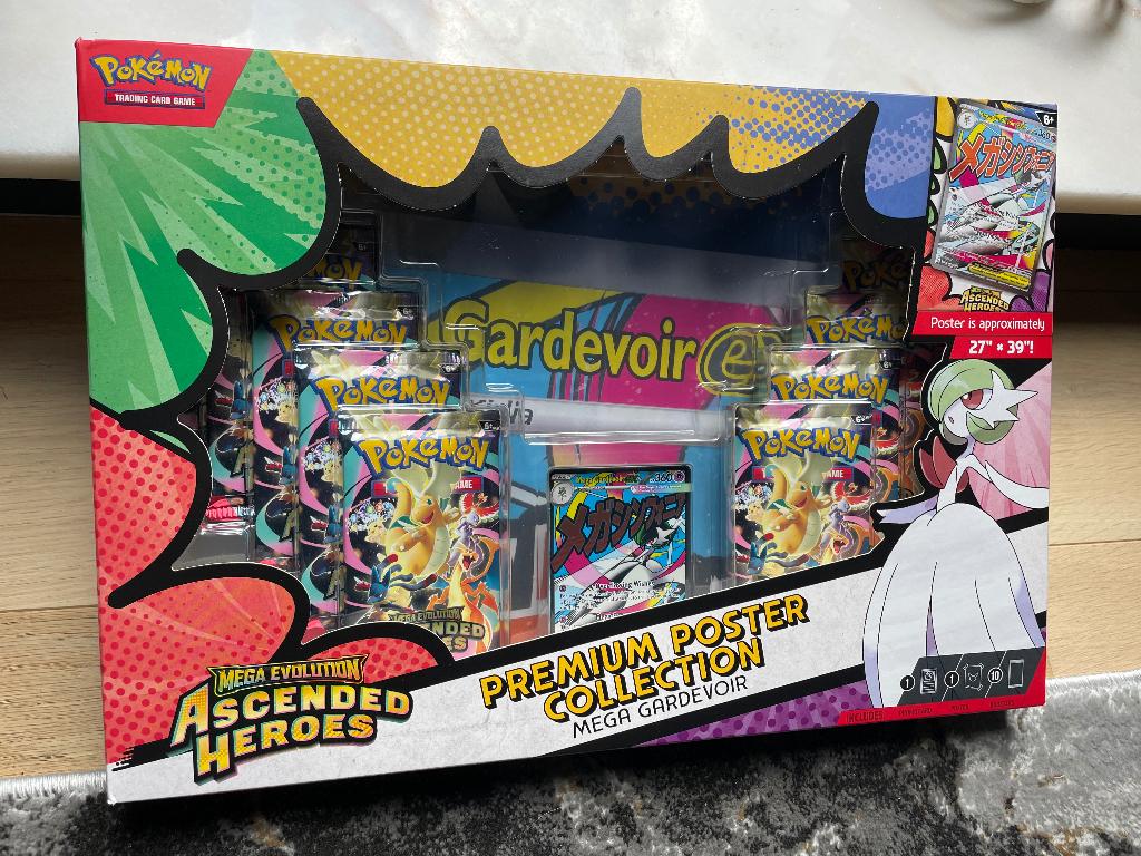 Ascended Heroes: Mega Gardevoir Premium Poster Collection, Hobby & Loisirs créatifs, Jeux de cartes à collectionner | Pokémon