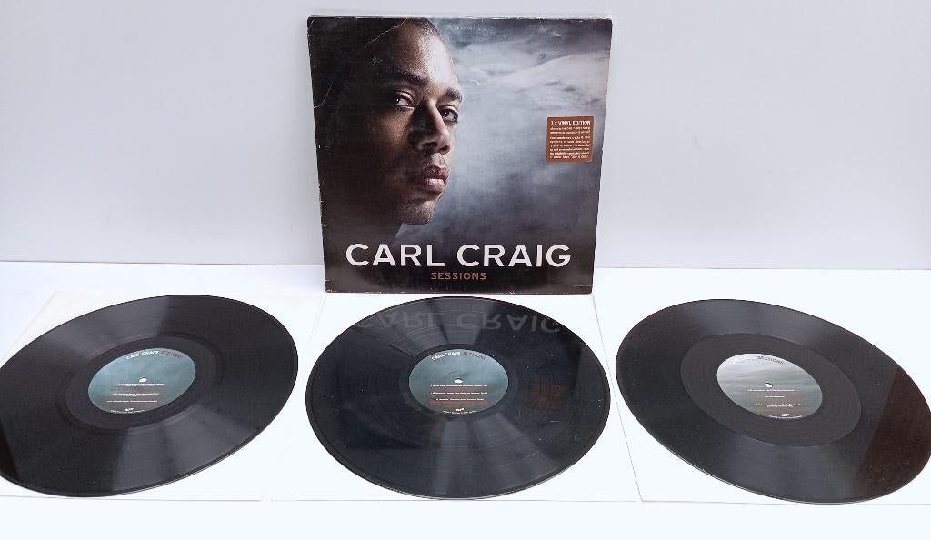 3 LP CARL CRAIG SESSIONS platen in zeer mooie staat, Cd's en Dvd's, Boxset, Ophalen of Verzenden, Zo goed als nieuw