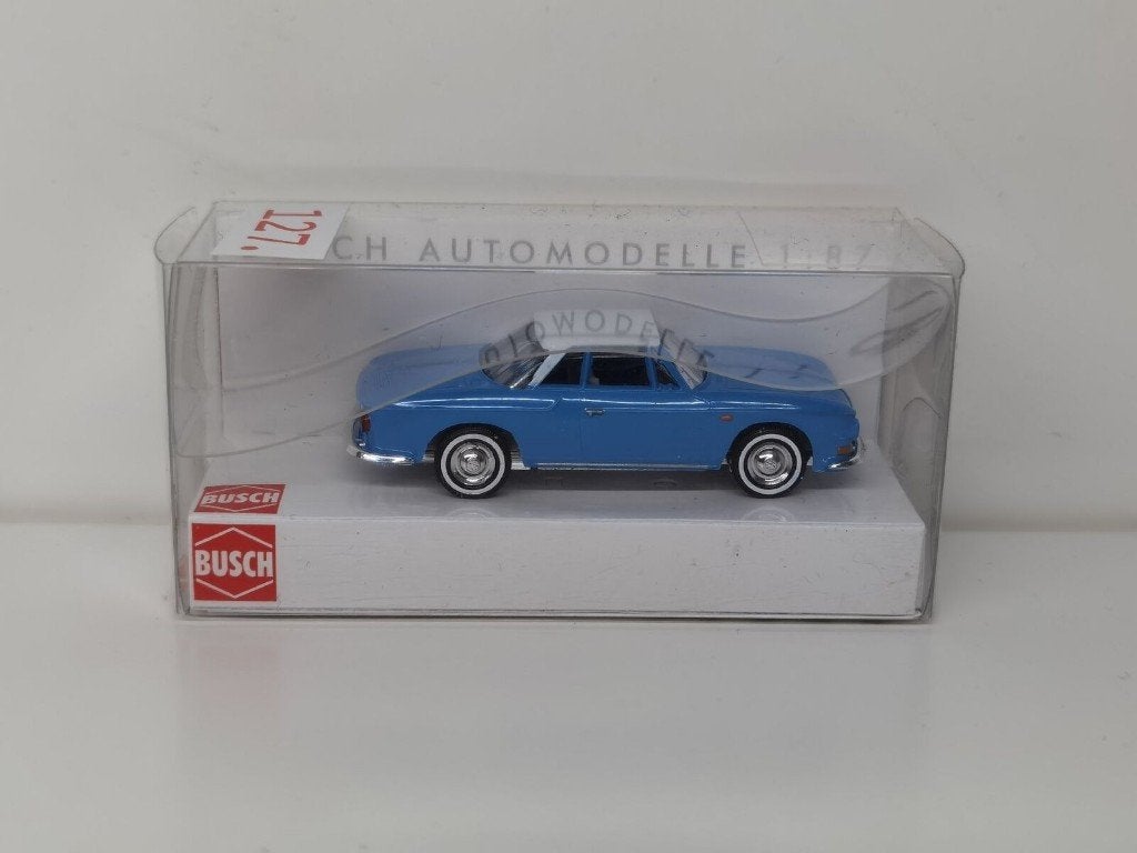 VOLKSWAGEN KARMANN 1600 Ghia 1/87 HO BUSCH Neuve + Boite, Hobby & Loisirs créatifs, Voitures miniatures | 1:87, Enlèvement, Neuf