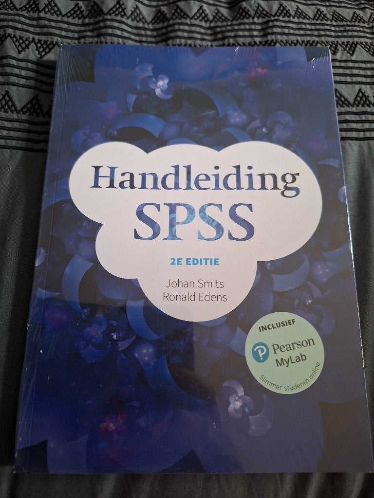 Handleiding SPSS, Boeken, Economie, Management en Marketing, Pearson, Nieuw, Ophalen of Verzenden, Economie en Marketing