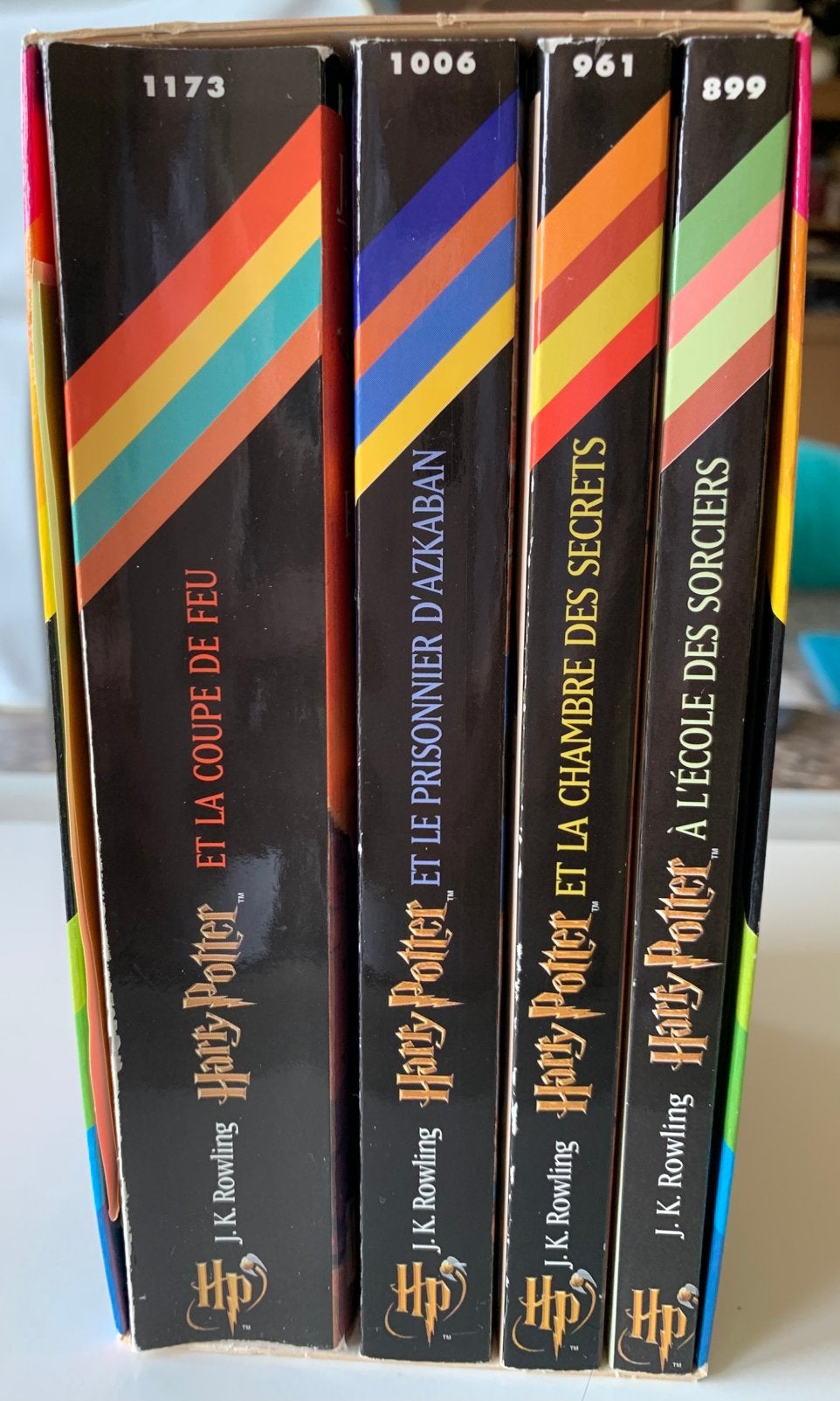 SUPERBE COFFRET RARE Harry Potter (Tomes 1 à 4), Enlèvement, Comme neuf