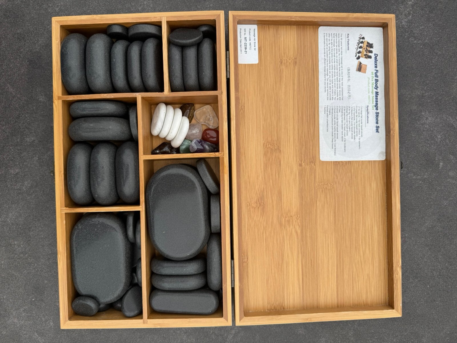 Set hotstone + heater zgan, Ophalen, Zo goed als nieuw