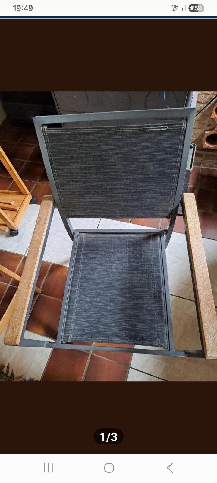 Stoel met leuningen, Ophalen