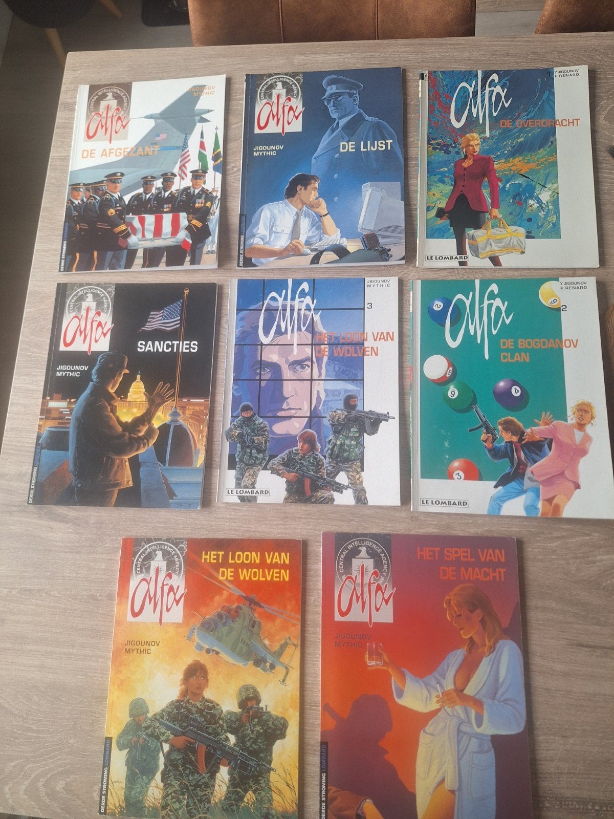 lot van 8 alfa strips, Boeken, Ophalen of Verzenden