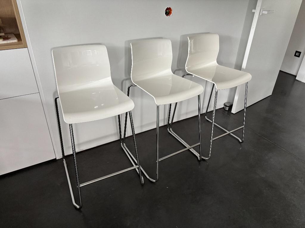 Barkrukken Glenn Ikea, Huis en Inrichting, Ophalen, Met voetsteun, 60 tot 90 cm, Zo goed als nieuw