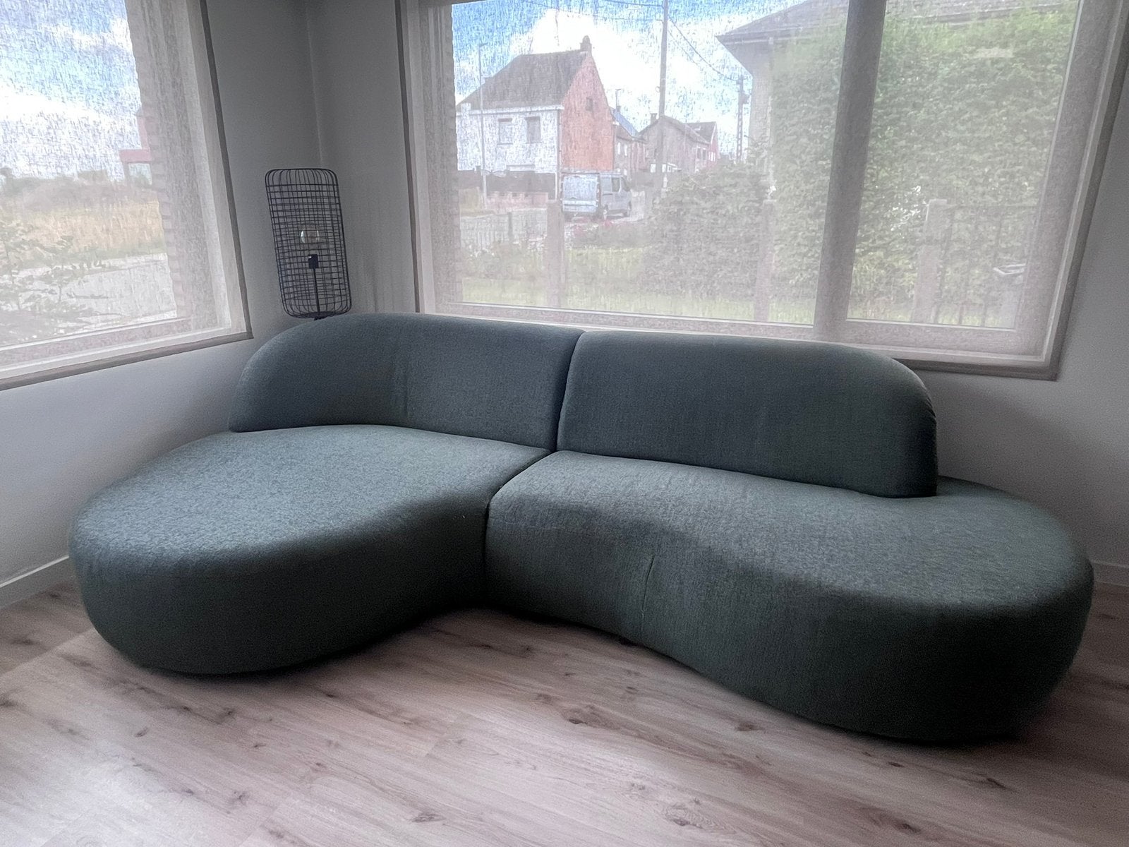 Juntoo zetel Tubo met poef, Ophalen, Zo goed als nieuw