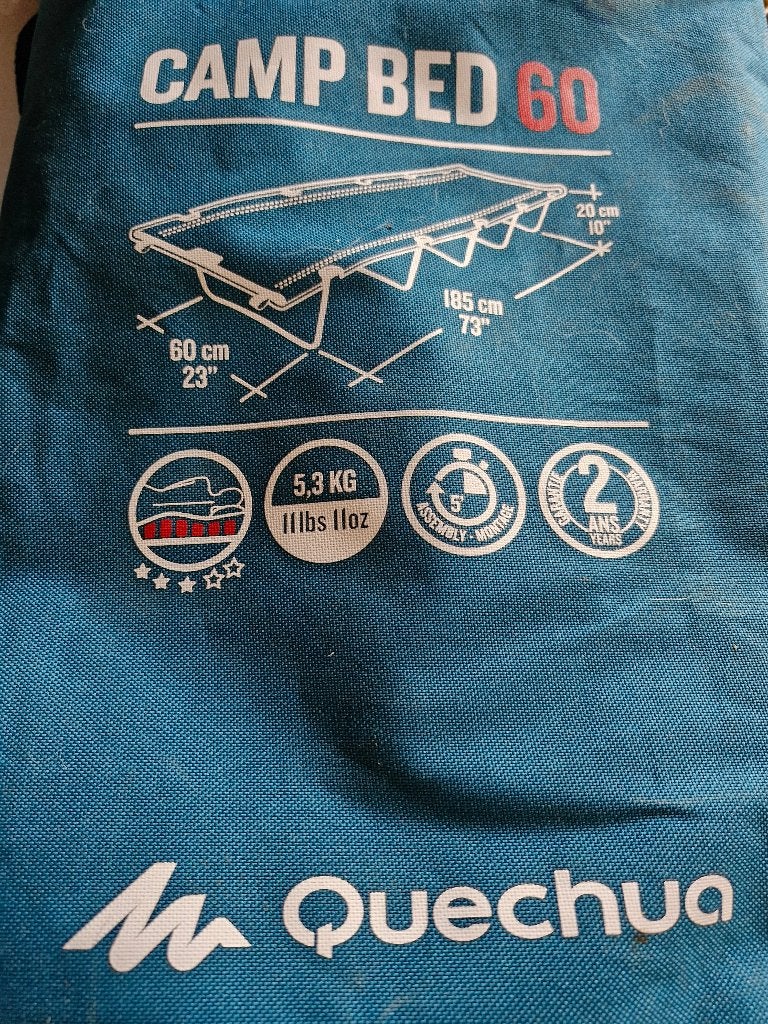Kampeer/festivalbed, Caravans en Kamperen, Kampeermeubelen, Ophalen, Zo goed als nieuw, Overige