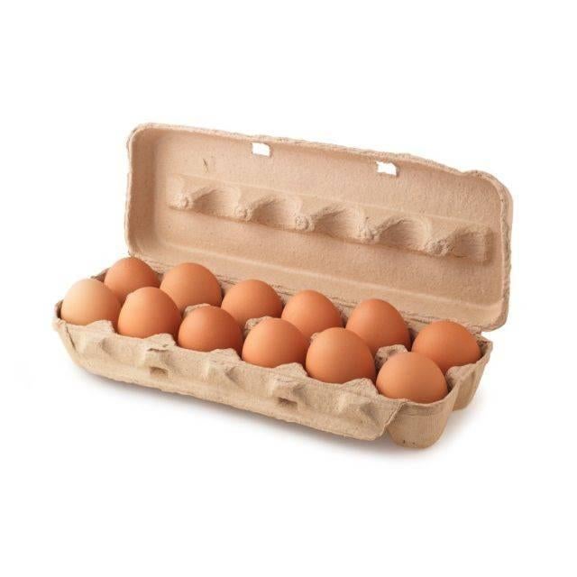 Verse eitjes van scharrelkippen met vrije uitloop, Ophalen