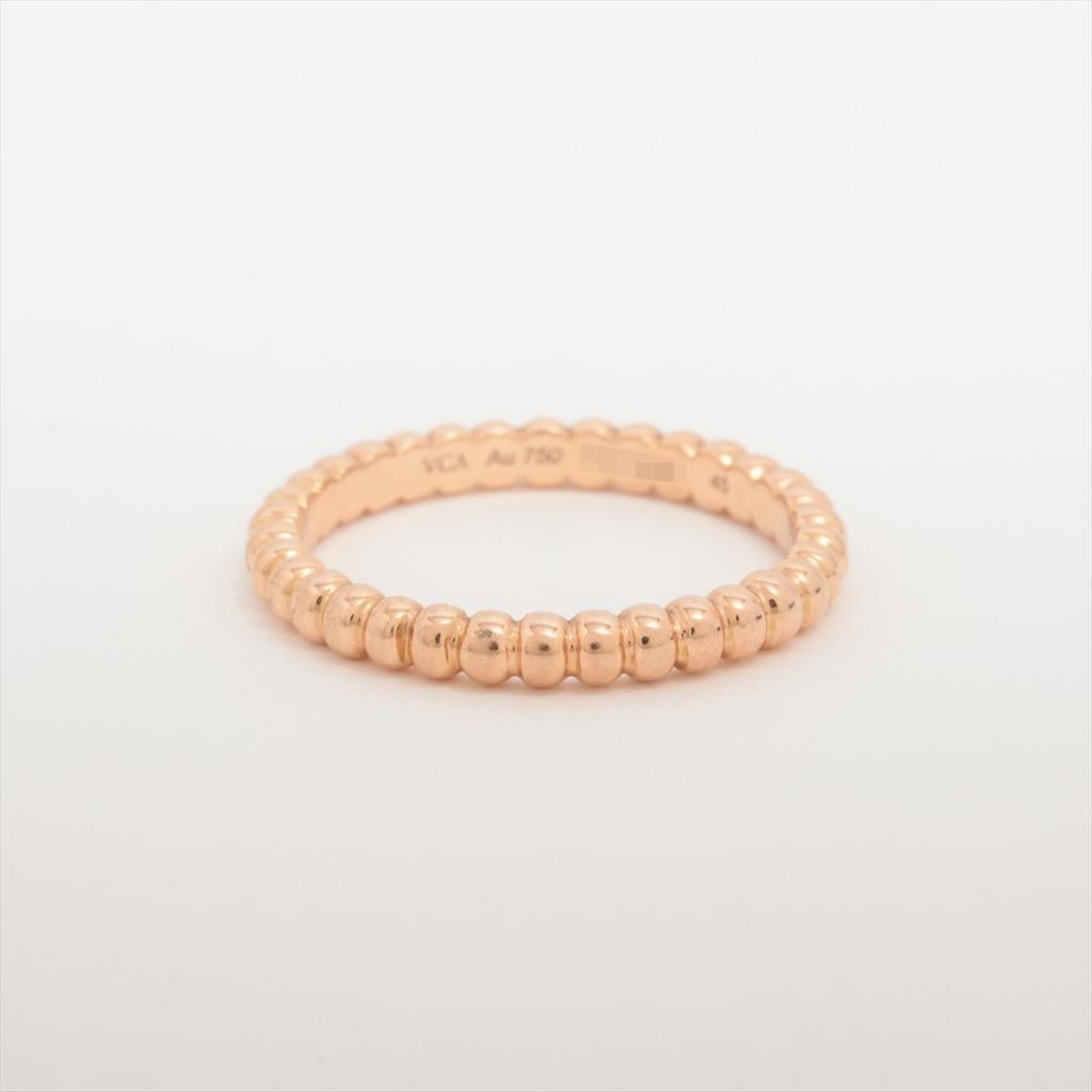Van Cleef & Arpels Perlée ring maat 45, Dame, Goud, Goud, Kleiner dan 17