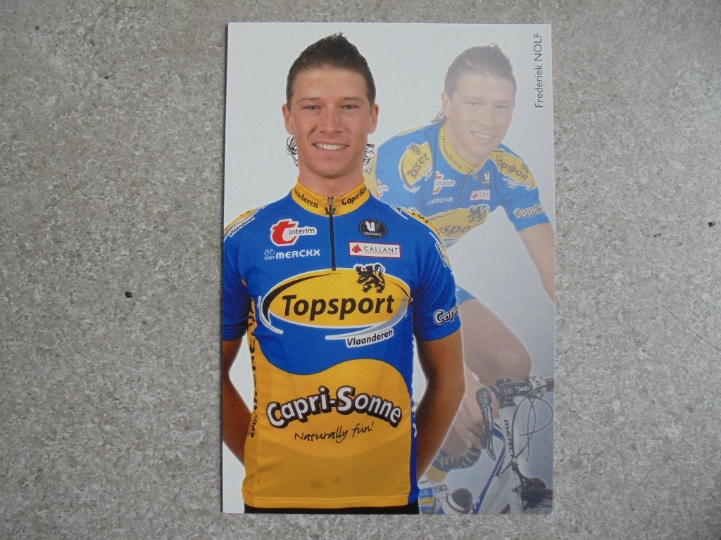 Wielerfoto Frederiek Nolf, Verzenden