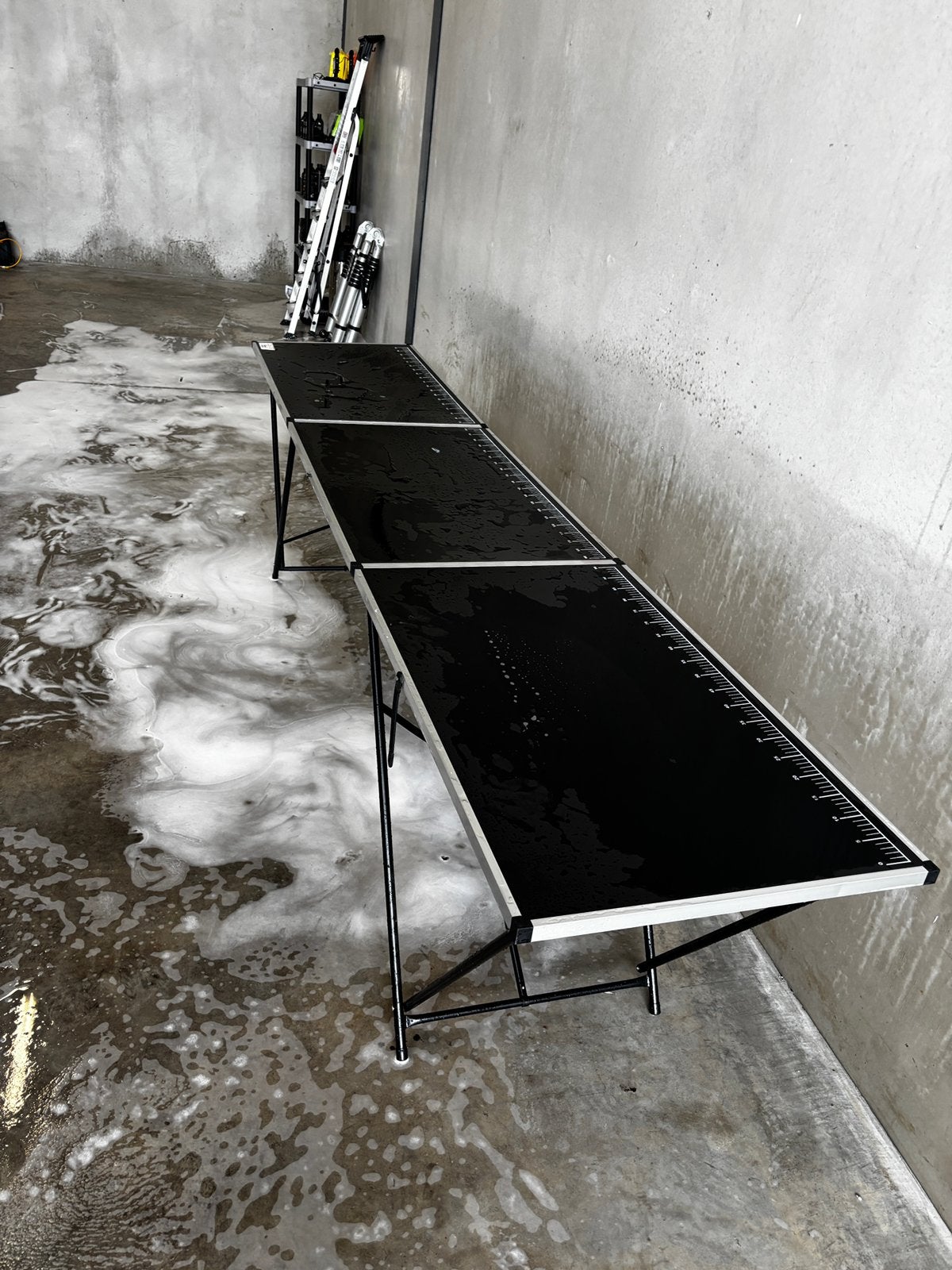 Alu behangtafel inklapbaar HBM 298x60x70 cm, Enlèvement, Comme neuf, Pliant