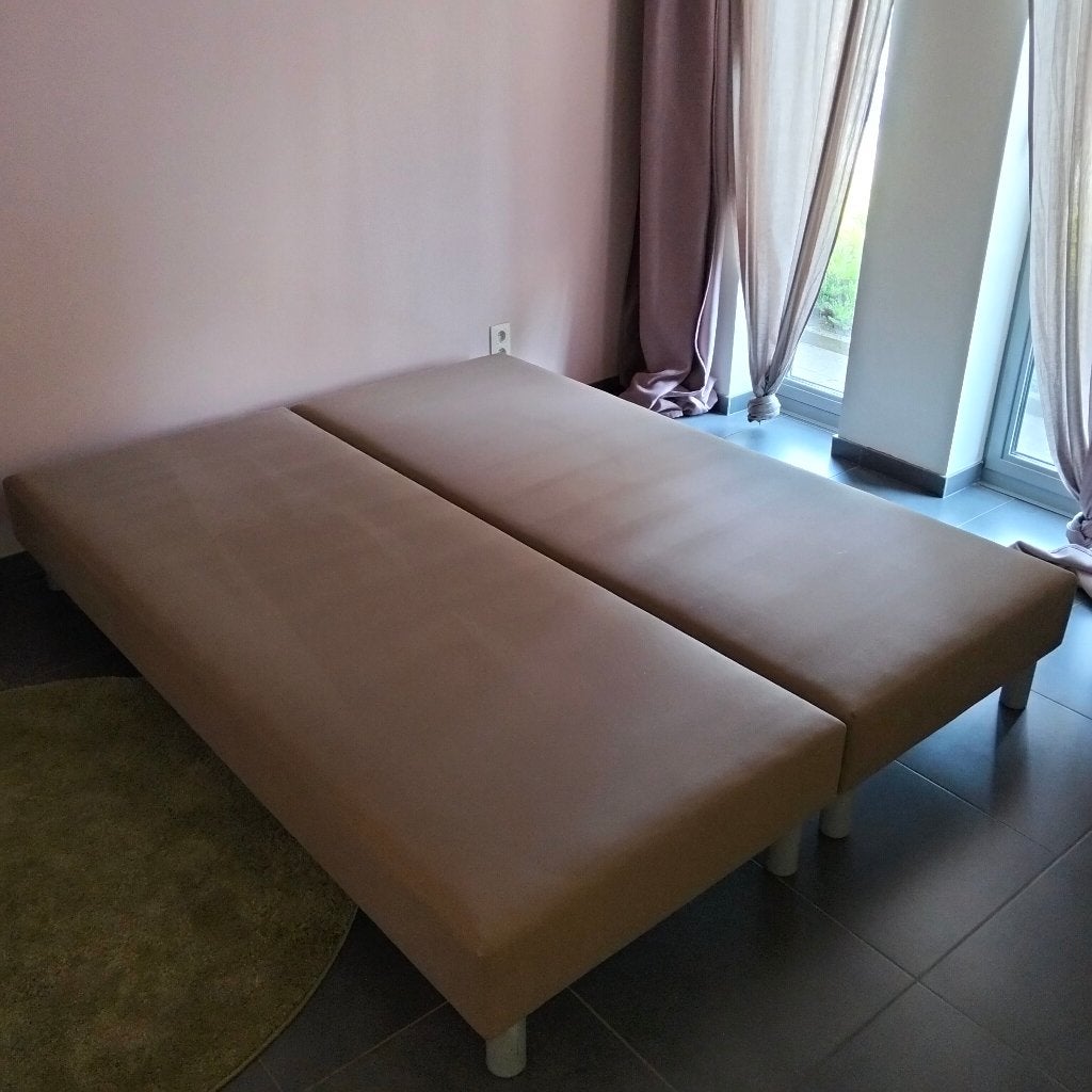 Boxspring, Huis en Inrichting, Slaapkamer | Boxsprings, Ophalen, Gebruikt, Tweepersoons, 200 cm