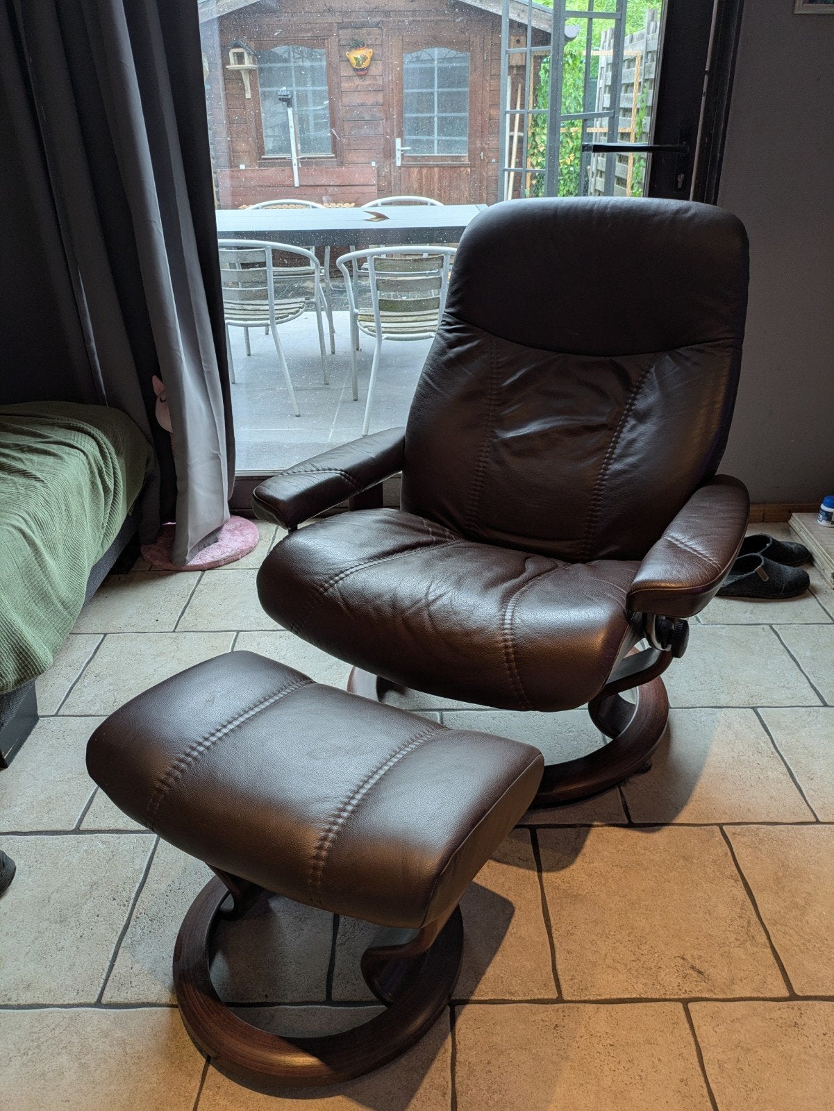 fauteuil stressless, taille large, Maison & Meubles, Enlèvement, Comme neuf, Cuir