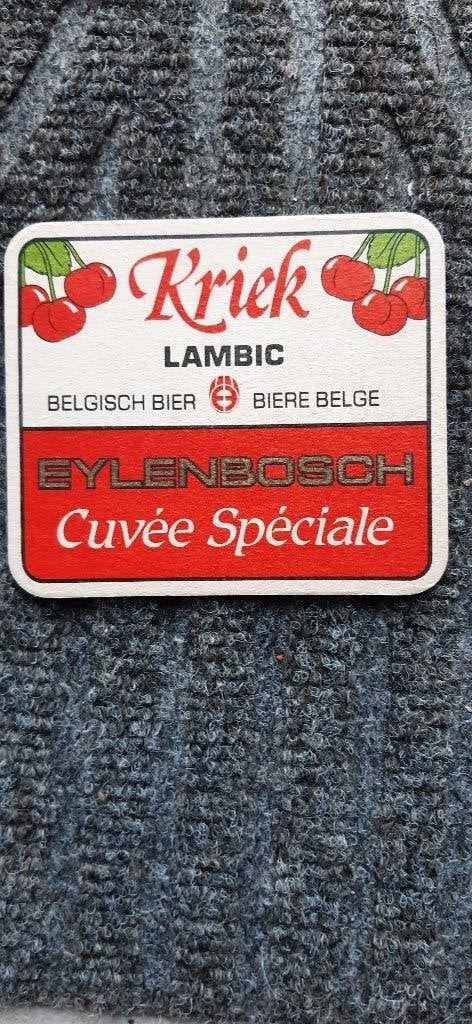 Tapis à bière Lambic Kriek Eylenbosch Cuvée Spéciale, Enlèvement ou Envoi, Neuf, Sous-bock, Autres marques