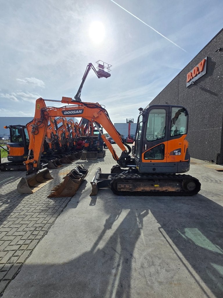 Doosan DX63-3, Ophalen, Graafmachine